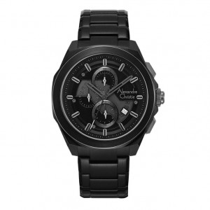 Alexandre Christie AC 6645 Full Black Steel MCBIPBA